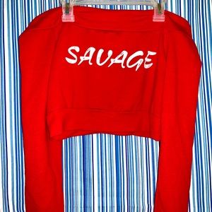 Off the shoulder Fashion Nova crop top ✨